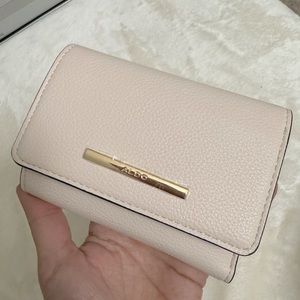 Aldo Mini Wallet- gold/pink